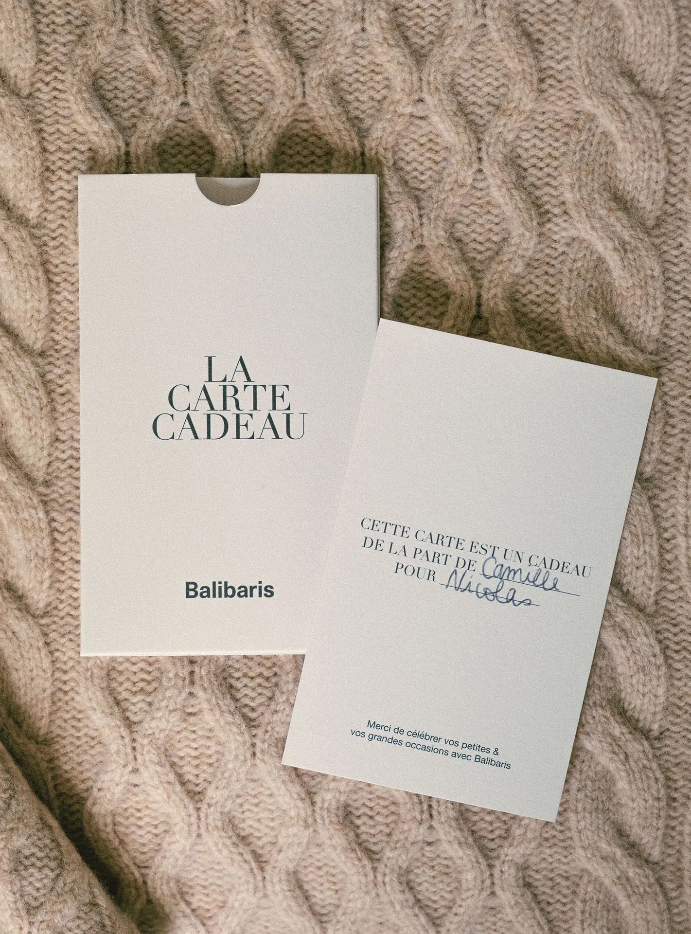 E-carte Cadeau