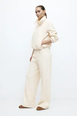Top de sport en polaire ThermoMove™ - Blanc vanille — photo 4