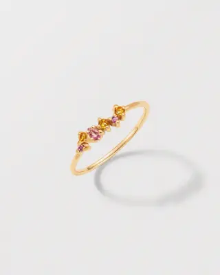 BAGUE ZOHRA - Or blanc 18 carats — photo 1