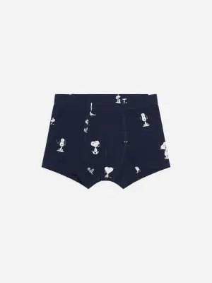 Boxer Peanuts en jersey - Bleu/Vert — photo 3