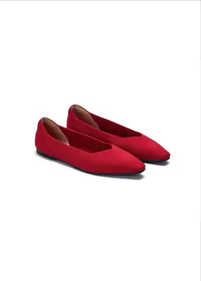 Celine Recycled Ballet Flats - Red — photo 4