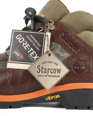 x Starcow Field Boots Mid Lace GTX Medium Brown Full Grain with Camo — photo 4