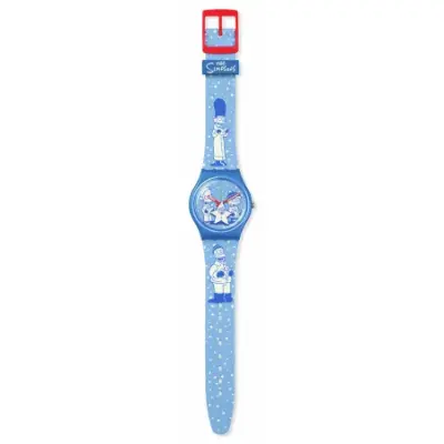 Swatch X The Simpsons SO28Z126 - TWO TONE TIDINGS — photo 3
