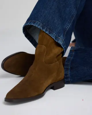 Bottines Willy kaki — photo 1