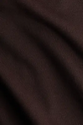 Veste courte zippée avec capuche - Marron foncé — photo 4