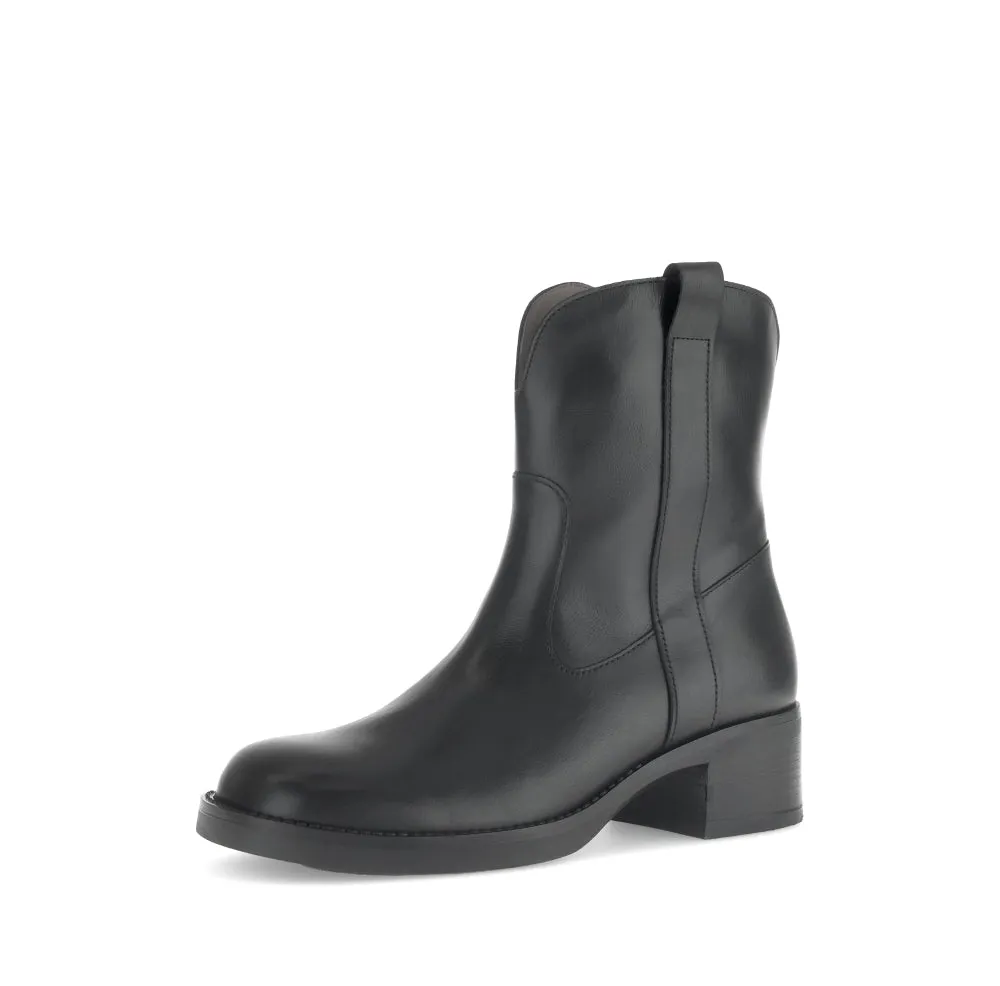 Bottines Gabor 75.922.27 Noires - Cuir Grande Pointure Femme
