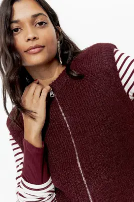 Gilet zippé sans manches — photo 5