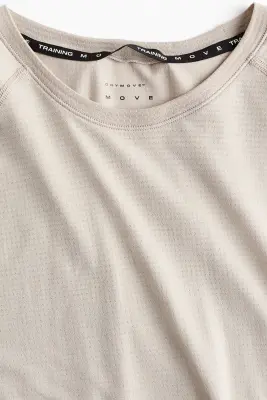 T-shirt de sport Muscle Fit DryMove™ - Beige froid — photo 5