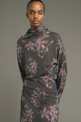 ROBE LOLA ANTHRACITE/VIOLET — photo 3