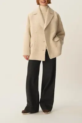 Manteau Yzia Creme — photo 4