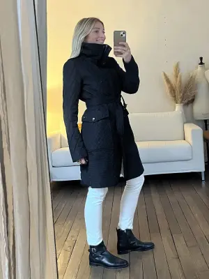 Bottines plates bout amande en cuir noir boucle argent Prix boutique 750€ Taille 38 — photo 2