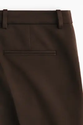Pantalon cigarette - Marron foncé — photo 4