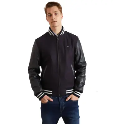 EDEN PARK BLOUSON PUJADE Marine — photo 2