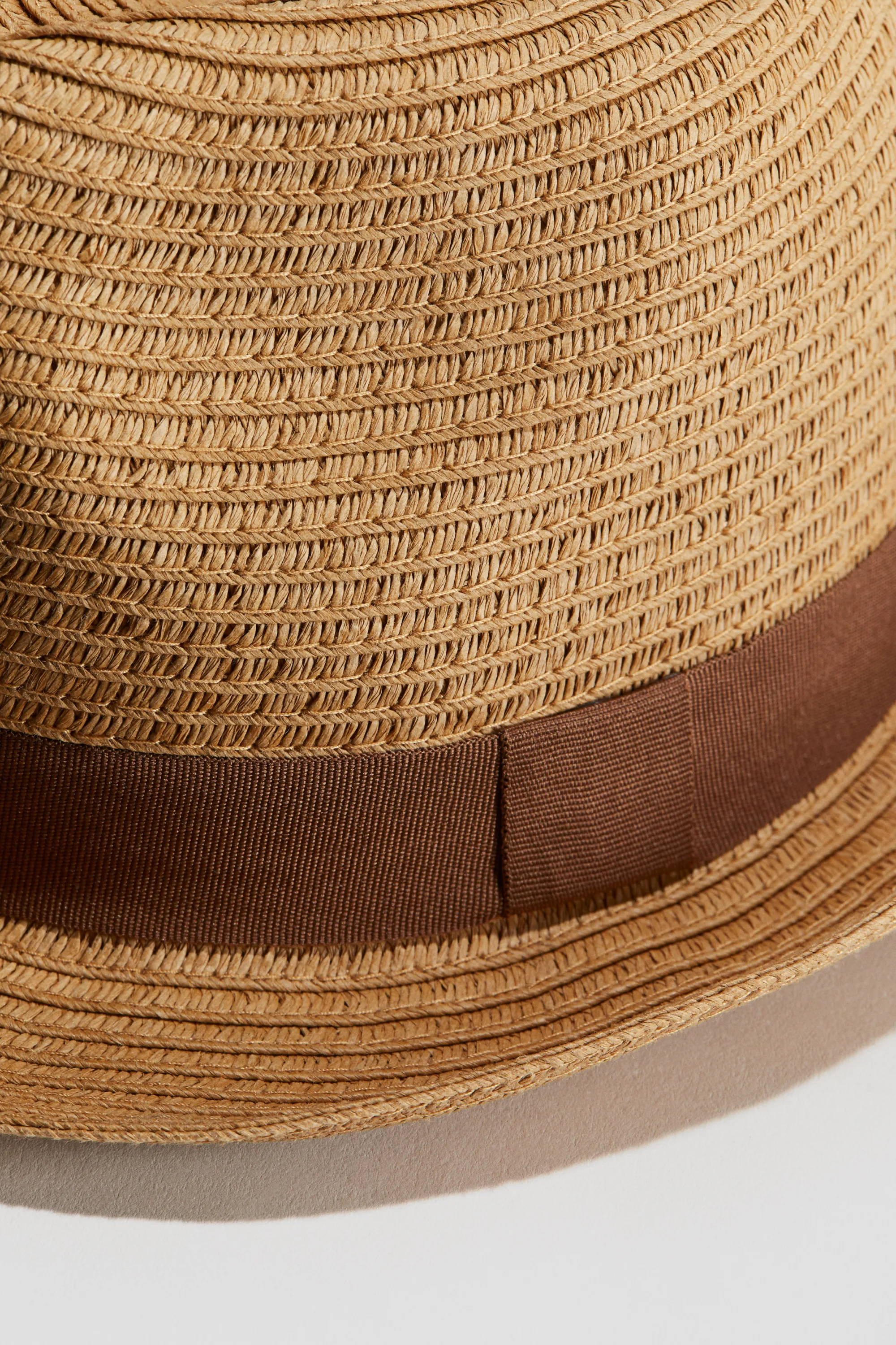 Chapeau de paille - Beige foncé