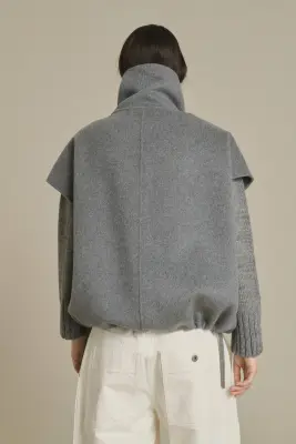BLOUSON JUNO GRIS CLAIR — photo 4
