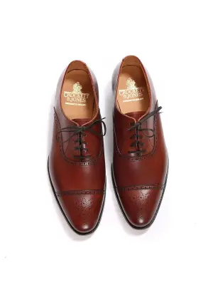Derby richelieu MALTON à lacets en cuir marron Prix boutique 525€ Taille UK 7,5 / FR 41 — photo 3