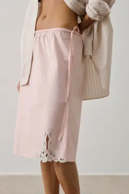 JUPE HOUNA ROSE PALE — photo 4