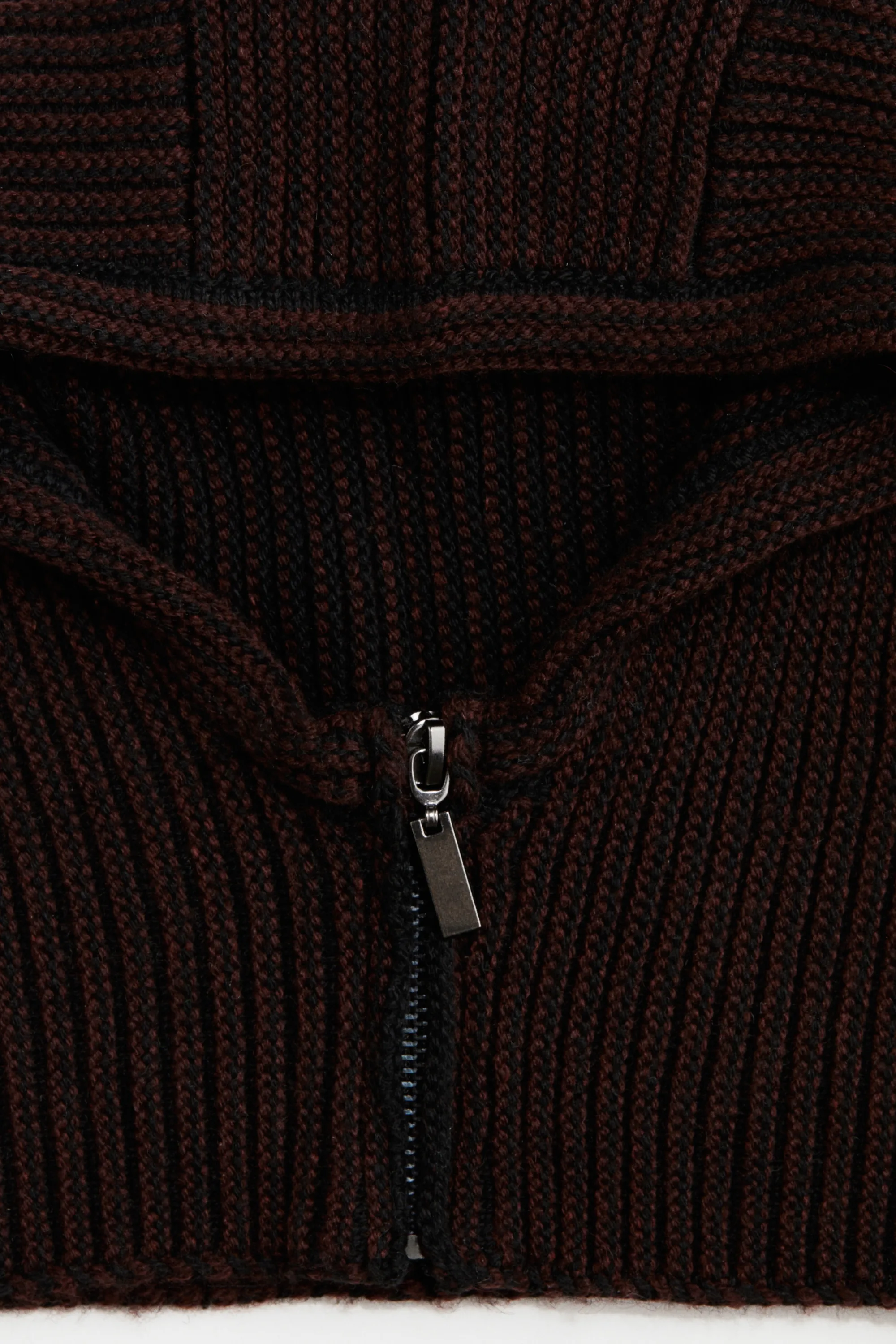 Cagoule zippée - Marron foncé