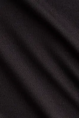 Batwing-sleeved viscose top - Marron foncé — photo 4