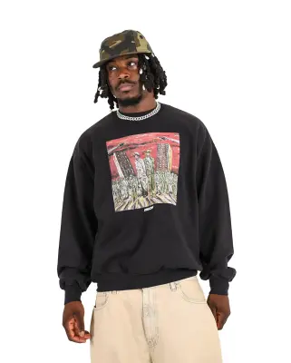 Starcow CNN X Squatdeadface crewneck Black — photo 3
