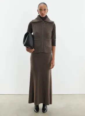 Gilet en laine mérinos