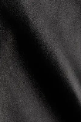 Veste courte en cuir - Noir — photo 5