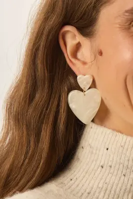 Boucles D'Oreilles Natou Ecru Nacre — photo 2