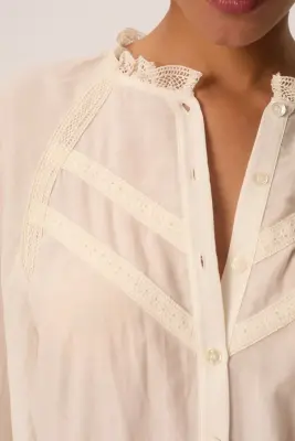 Blouse Ertya Ecru — photo 2