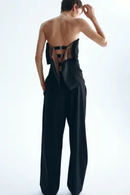 Pantalon chic - Noir — photo 3