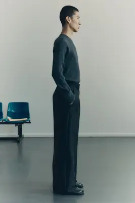 Pantalon chic Loose Fit - Noir — photo 3