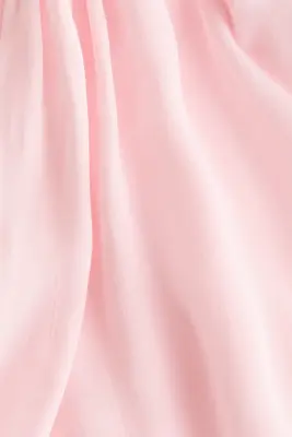 Blouse en viscose à manches ballon - Rose clair — photo 4