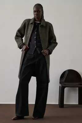 MANTEAU SIMBA MARRON/NOIR — photo 3