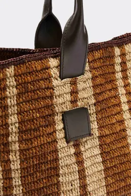 Panier Clément raphia et chocolat — photo 2