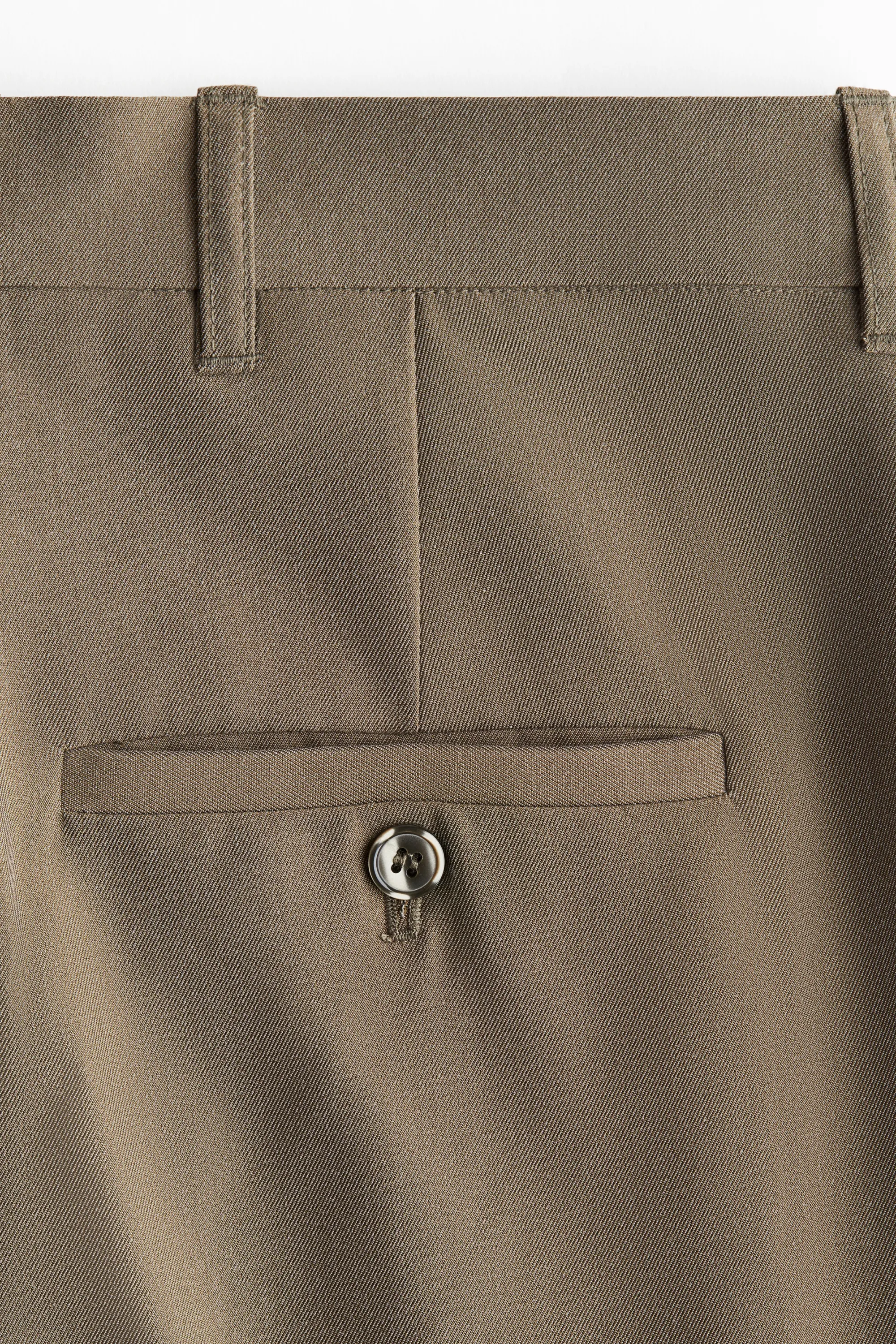 Pantalon chic - Vert kaki