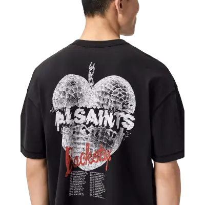 ALLSAINTS Reflect T-Shirt Washed Black — photo 2