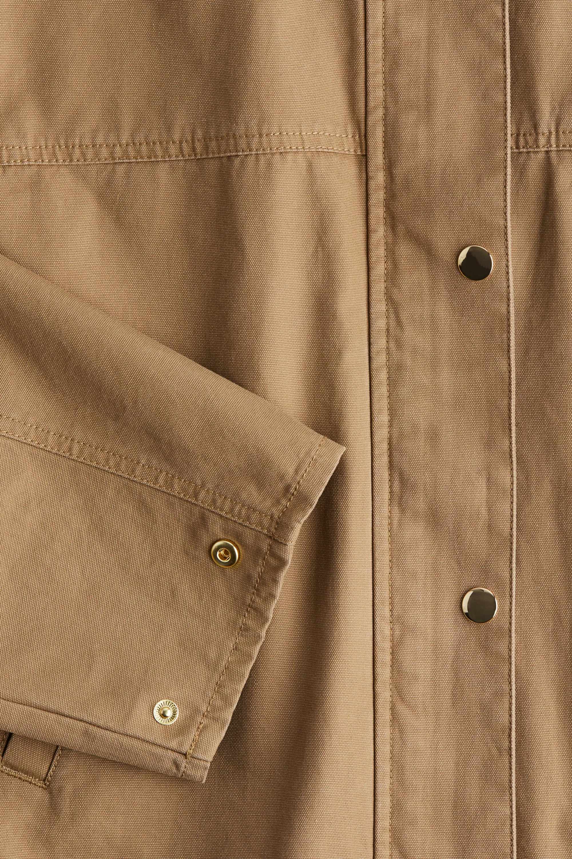 Veste courte en coton - Beige