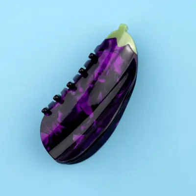 Pince à cheveux Aubergine Coucou Suzette — photo 1