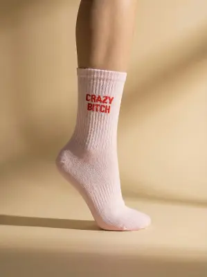 Chaussettes Crazy Bitch - Félicie Aussi — photo 5