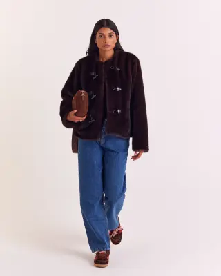 Manteau Carla chocolat — photo 5