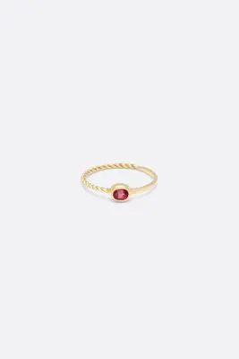 BAGUE JASMINE - Or rose 18 carats — photo 3