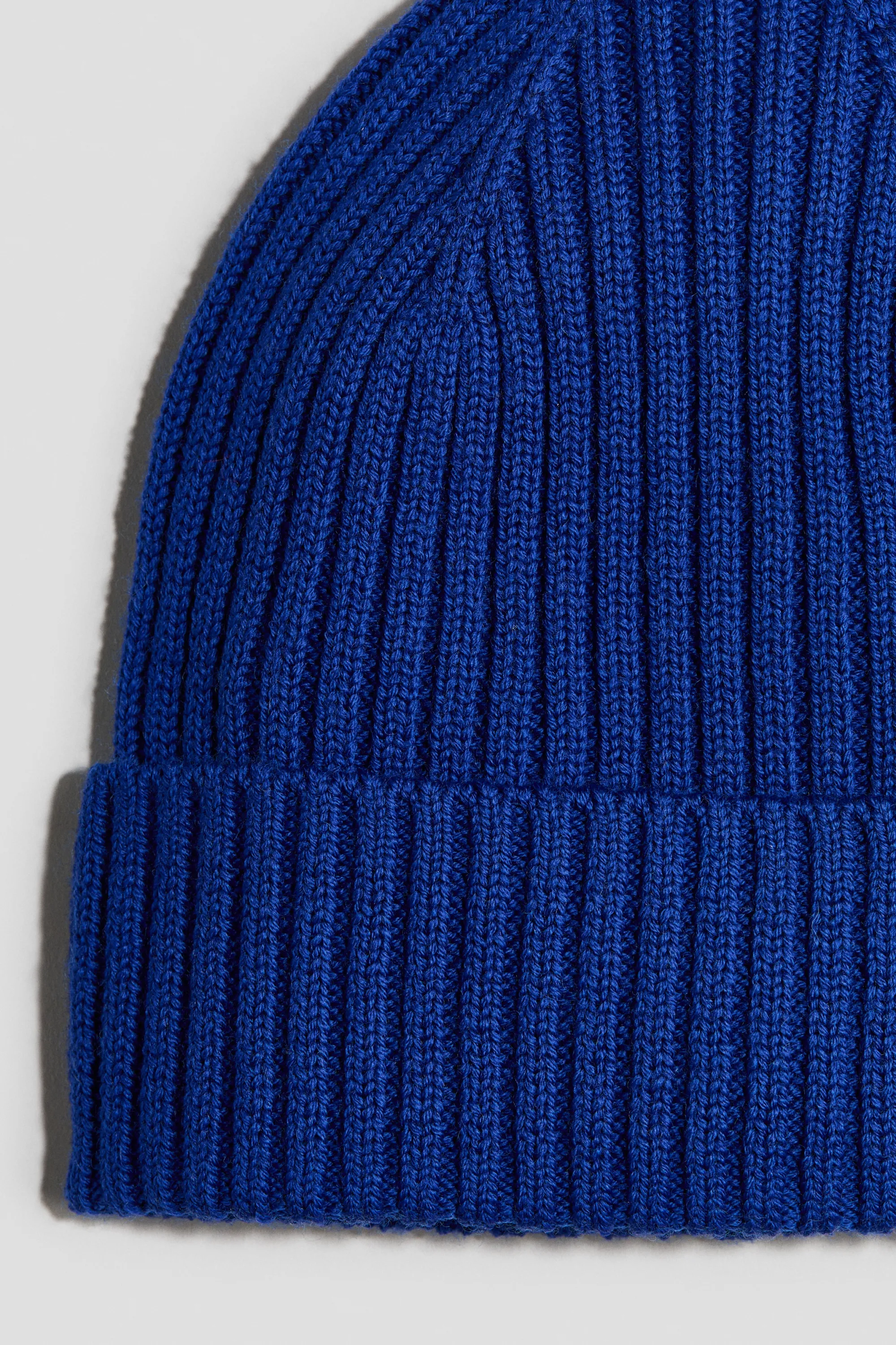 Bonnet en laine - Bleu vif