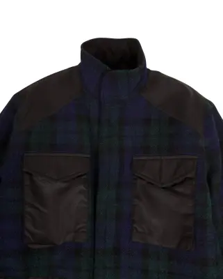 Harris Tweed M65 Wool Field Jacket Tartan — photo 2