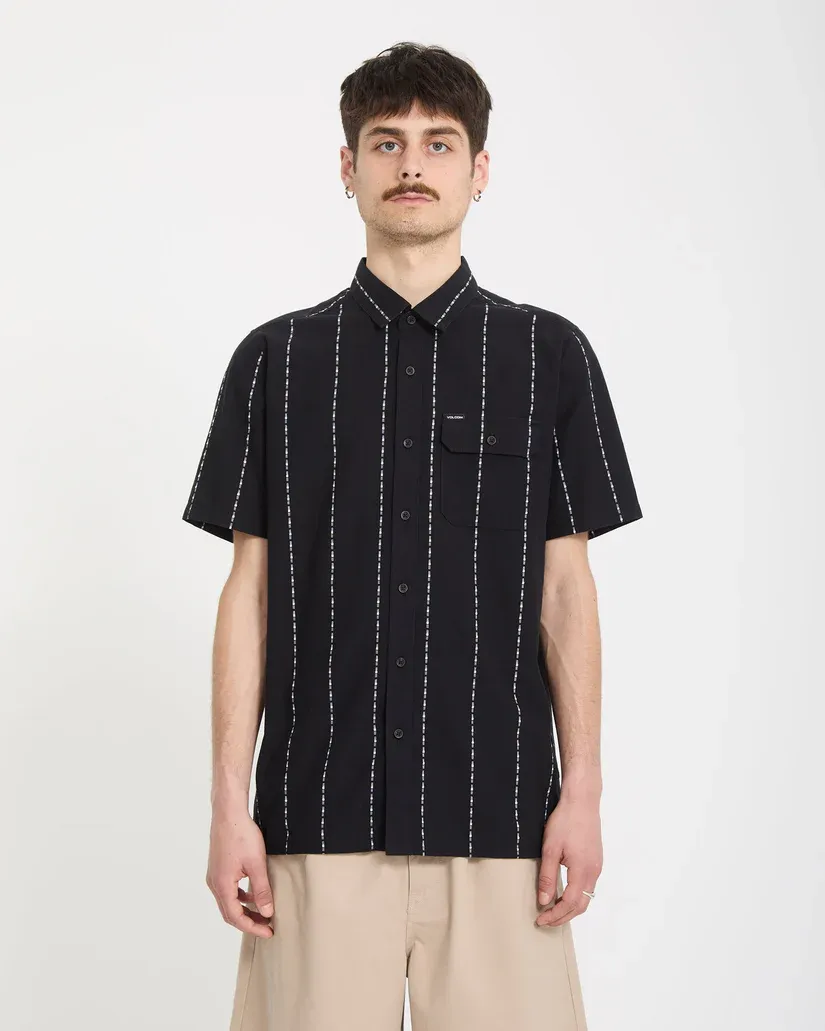 Chemise volcom whitworth SS – Gloss black