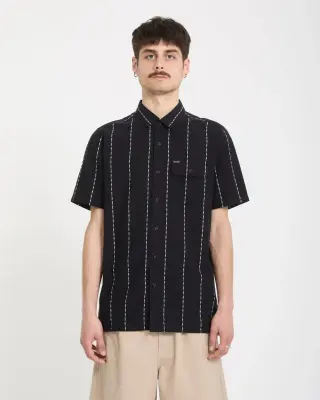 Chemise volcom whitworth SS – Gloss black — photo 1