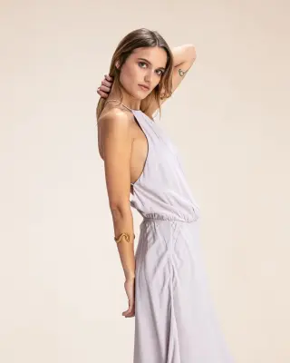 Robe longue Cruz Purple Kir – Karma Koma — photo 3