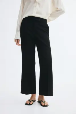 Pantalon bootcut 7/8 - Noir — photo 2