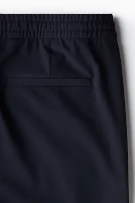 Pantalon jogger de costume Slim Fit - Bleu foncé — photo 3