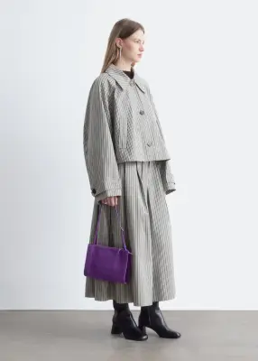 Veste courte - Gris/À carreaux — photo 3