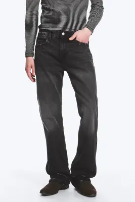 Jean bootcut standard taille basse Sky - Empire Black - Noir — photo 3