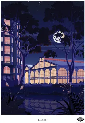 Affiche A3 - Paris III - Carreau du Temple – Around The Block — photo 2